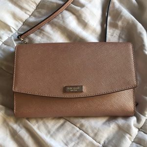 Rose gold Kate spade purse